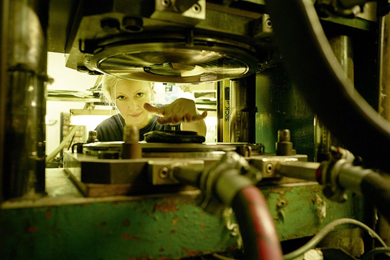 Usine produisant du vinyle