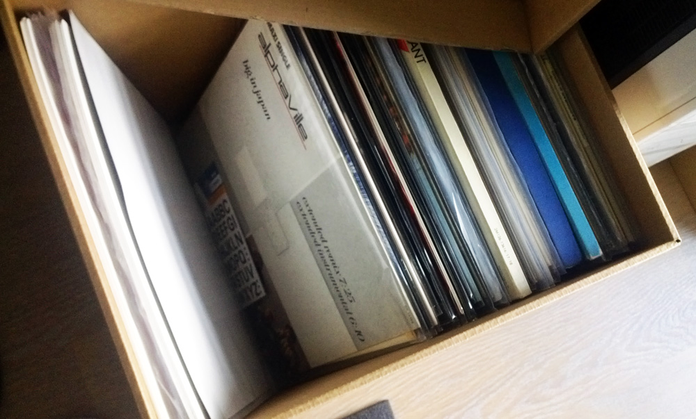 Boites en carton pour ranger vos vinyles