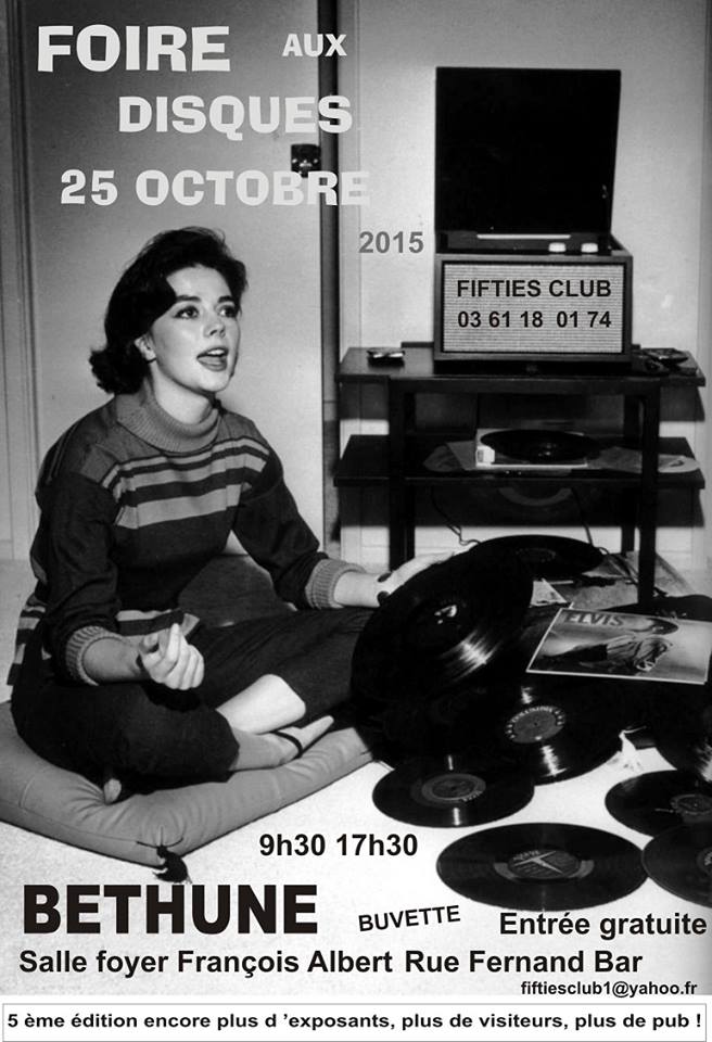 Béthune, foire aux disques vinyles