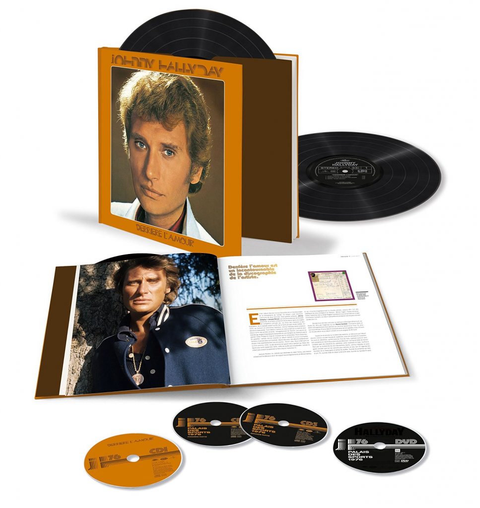 Derrière l'Amour Johnny Hallyday Collector Tirage